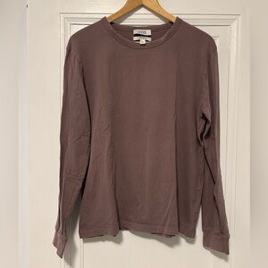 COS Mauve Long Sleeve Jersey Top